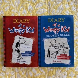 Diary of a Wimpy Kid books.